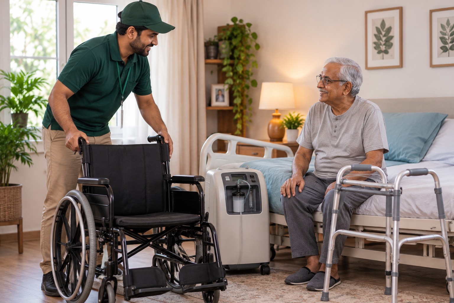 Medical equipment available on rent for home care